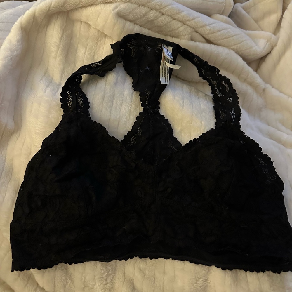 Elegant Black Lace Bralette